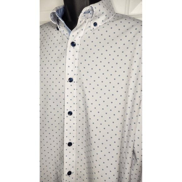 Con.Struct Other - Con.Struct Slim Fit Moisture Wicking Long Sleeve Button Up Shirt Men's Large